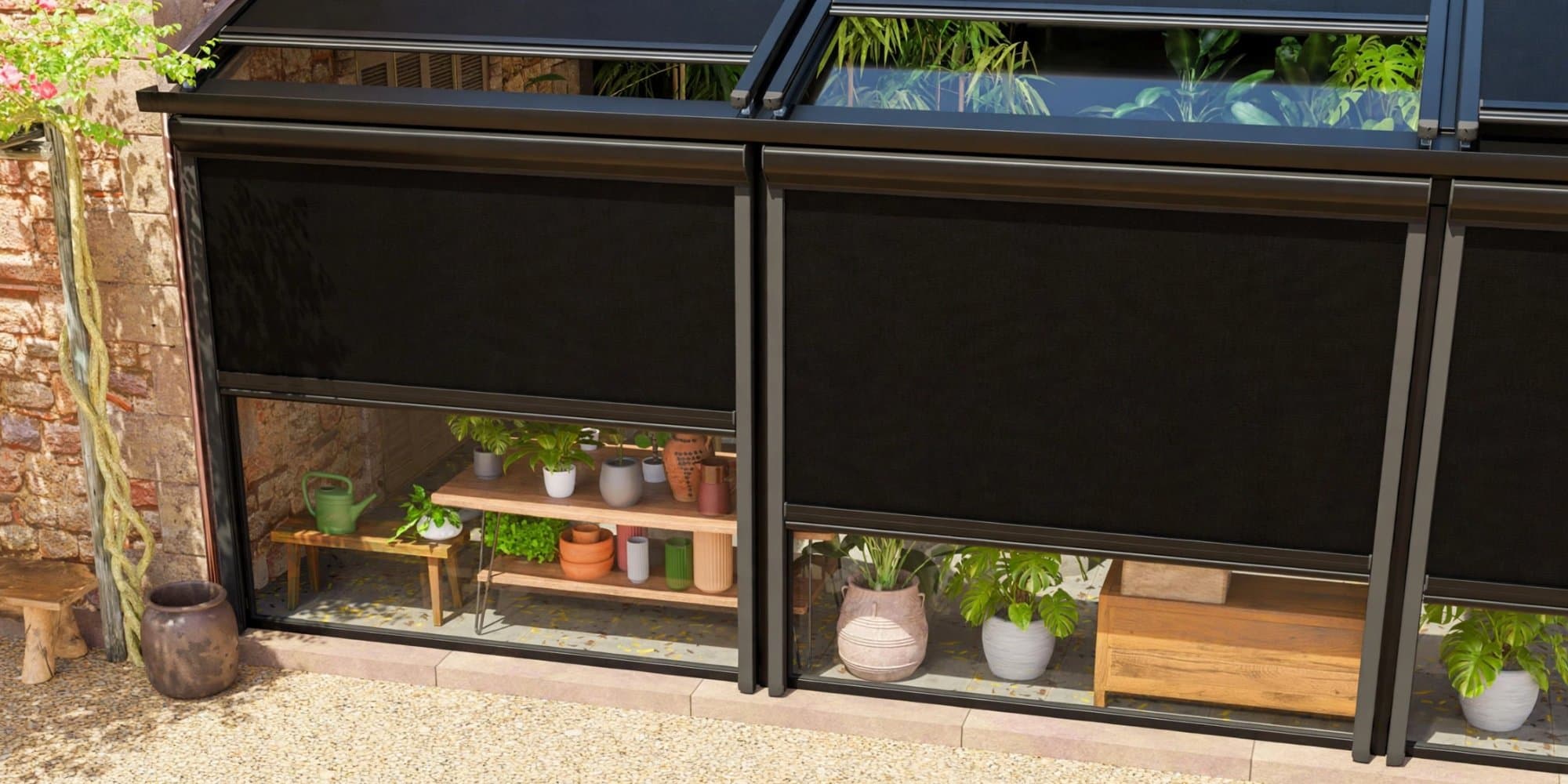 Tenda a rullo indoor/outdoor